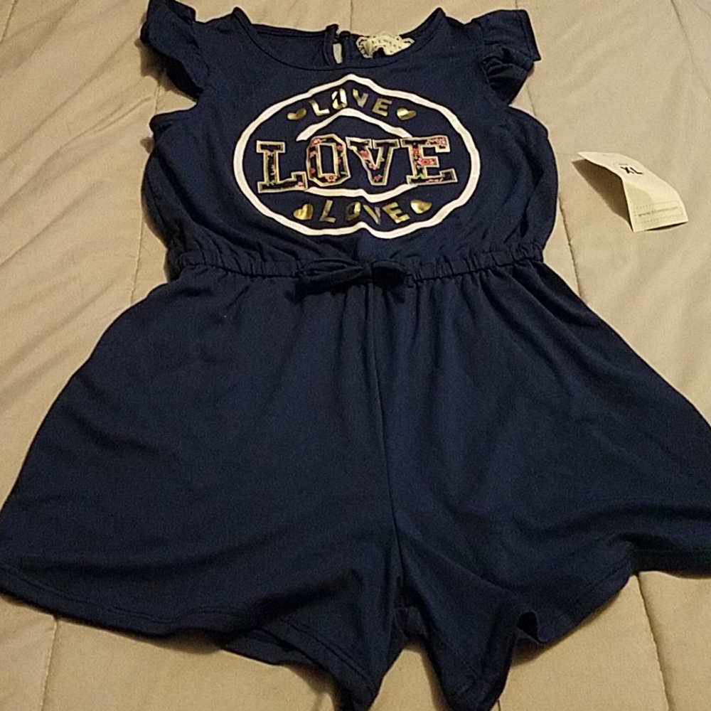 NWT girls romper